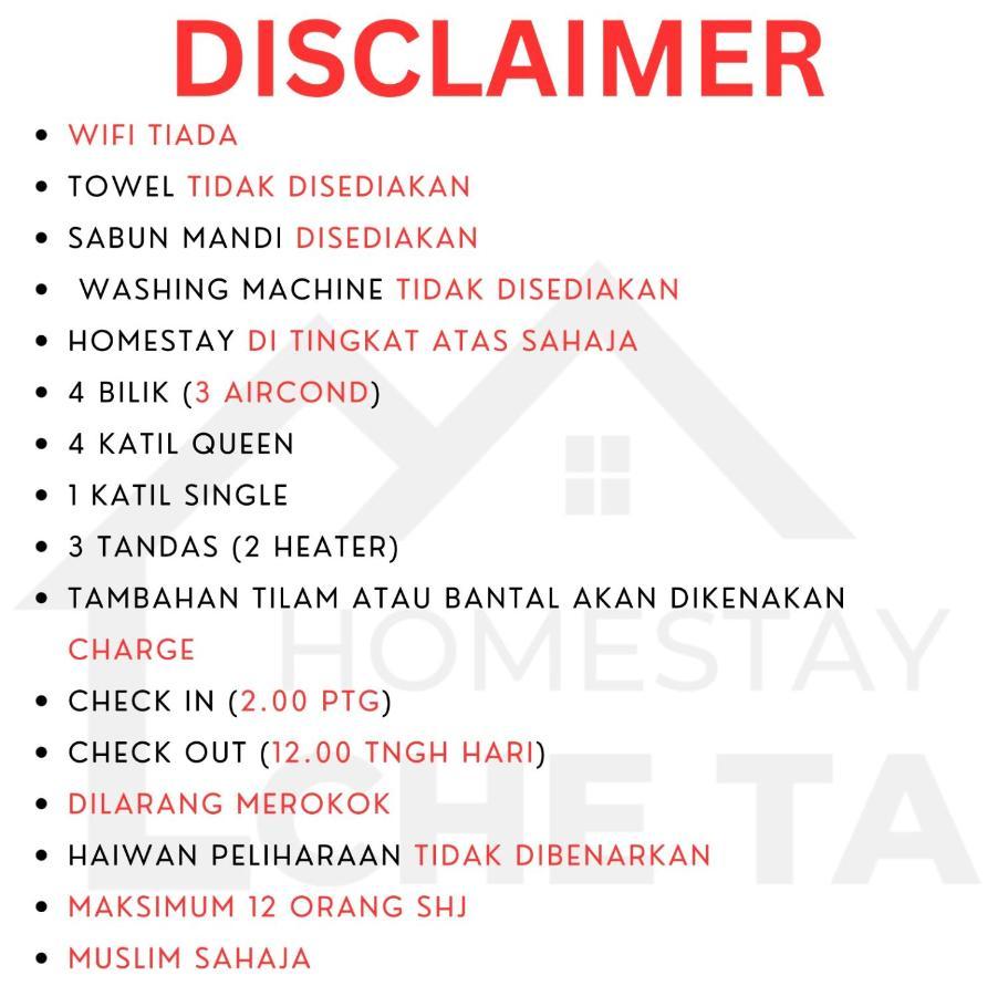Homestay Che Ta Terengganu Kuala Terengganu Exterior photo